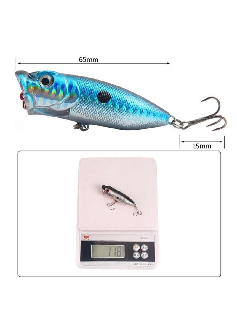 Excefore طُعم صيد السمك، مجموعة من 5 طُعم كرنك، طُعم سمك صغير، طُعم صيد سمك السباحة الحقيقي، طُعم كرنك، طُعم باس لصيد سمك السلمون المرقط في المياه العذبة والمالحة - Image 4