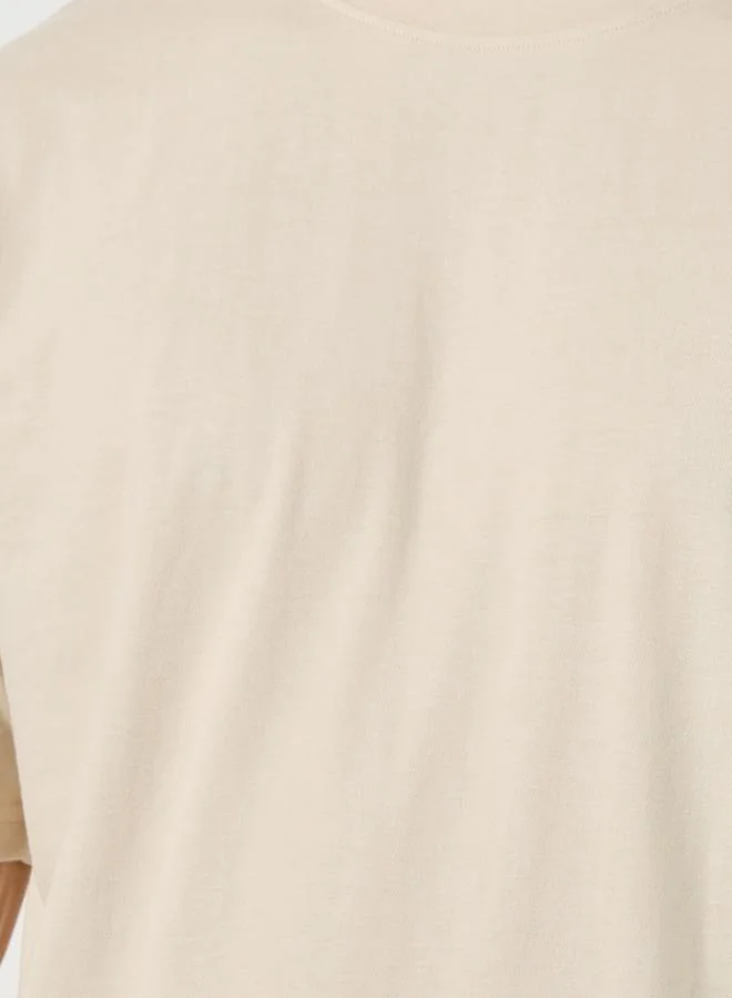 Styli Graphic Print Oversized Round Neck T-Shirt