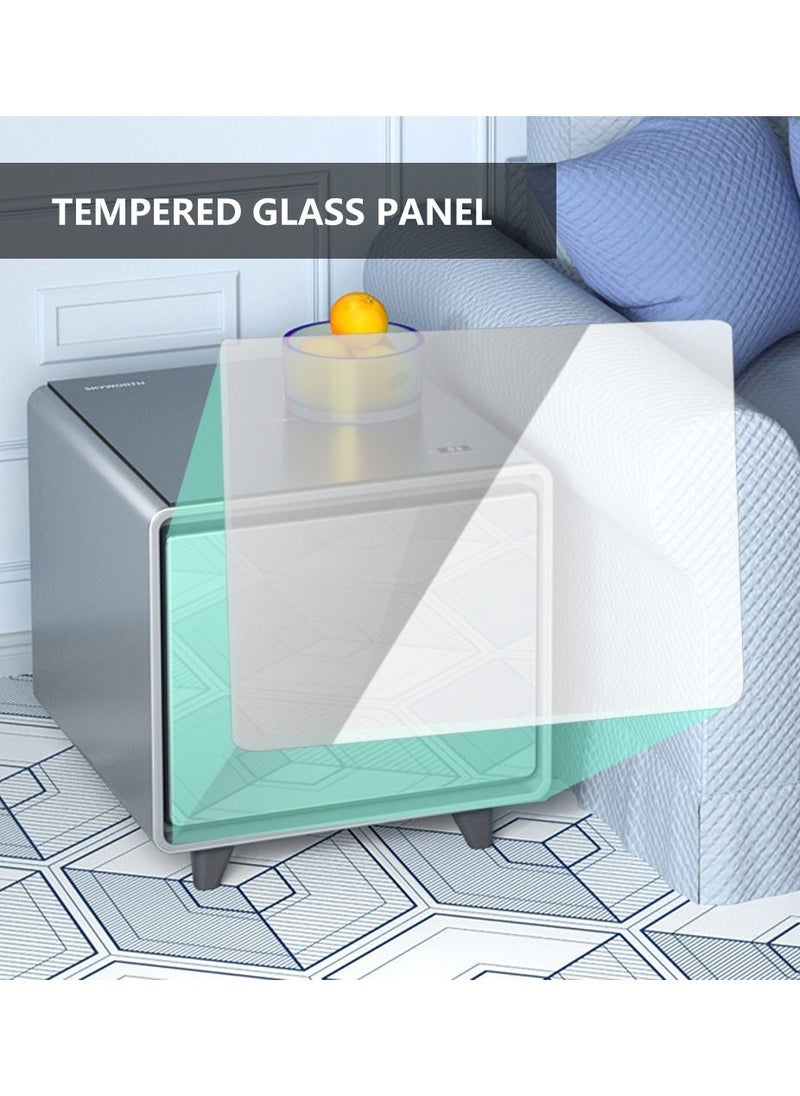 Cool Baby - 30L Smart Coffee Table Minibar Ice Bar Sofa Corner Cabinet Nightstand Table Refrigerator With Wireless Charging USB Charger Cooling Drawer Adjustable Temperature Control - Image 1