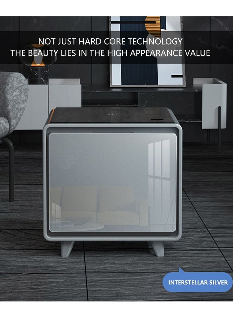 Cool Baby - 30L Smart Coffee Table Minibar Ice Bar Sofa Corner Cabinet Nightstand Table Refrigerator With Wireless Charging USB Charger Cooling Drawer Adjustable Temperature Control - Image 1