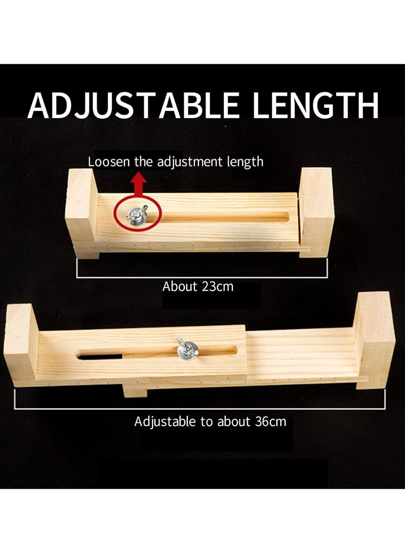 GGOOT Paracord Bracelet Jig | Adjustable Paracord Bracelet Maker with 2 Clips,Paracord Accessories DIY Wooden for Kids, Friends, Knitting Beginners, Knitting Lovers - Image 5
