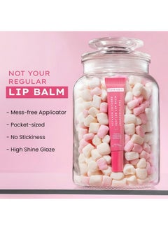 HYPHEN Vitamin-Infused Peptide Tinted Lip Balm - Marshmallow | 24 Hrs Moisturization | Hydrates, Plumps & Repairs Moisture Barrier | Lip Balm For Women | Peptide Lip Balm | Chapped Lips, Glossy, Dry Lips | Vegan & Paraben Free | Natural Pink Shade - 10G  - Image 5