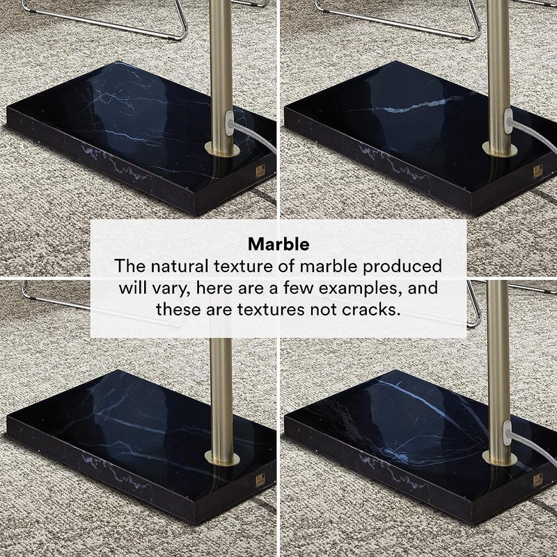 Brightech Logan Arc Floor Lamp, Bright Standing Lamp for Living Rooms, Offices & Bedrooms, Modern Living Room DÃ©cor, Tall Hanging Floor Lamp for Reading and More â€“ Black - Image 5