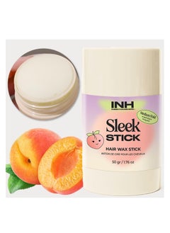 INH INH Hair Wax Sleek Stick Finishing & Smoothing Vegan Hair Wax Roller | Mess Free, Travel Friendly Styling Product for Flyaways and Frizz. 1.76 oz  - Image 1