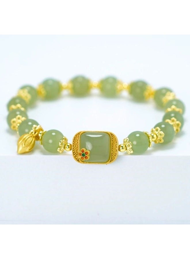 Women Bracelet Square Sugar Lotus Bracelet Exquisite Elegant Retro Girls Fashion Jewelry  - Image 2