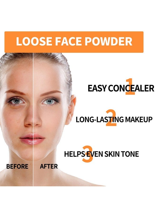 MinFei Mineral Sunscreen Setting Powder, Mineral Brush Setting Face Powder Makeup SPF 35 PA Oil Control Natural Matte Finish, Lightweight Breathable Concealer Brush Powder (Medium, 8g)  - Image 3