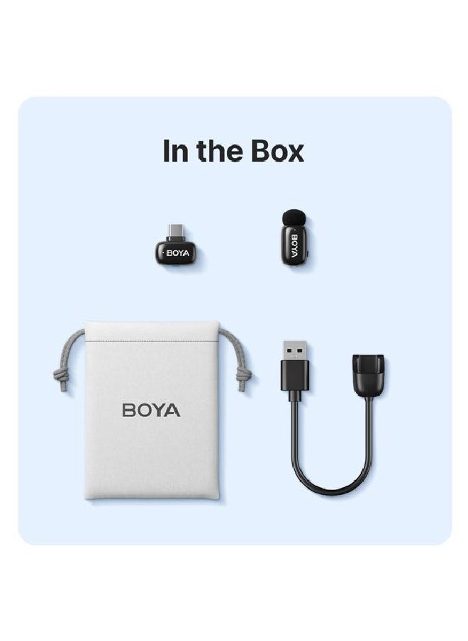 BOYA - Mini-17 Ultra-Mini 2.4Ghz Wireless Microphone System for USB-C Devices - Image 1