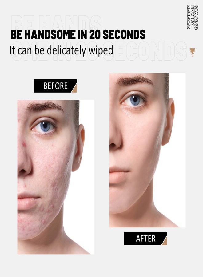 EELHOE 50g Men's Waterbased Cream Invisible Pores Moisturizing Refreshing Waterproof Concealer Brightening Light Makeup - Image 4