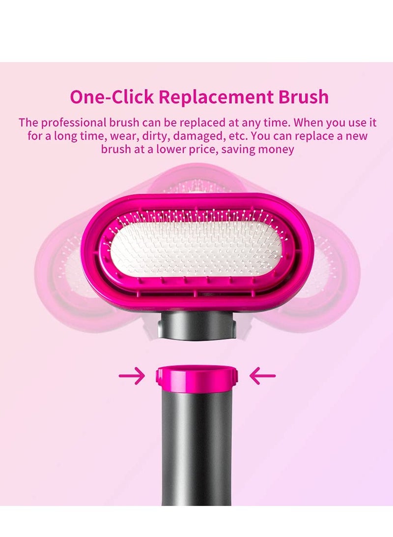 2-in-1 Pet Hair Dryer Brush for Small and Medium Dogs and Cats - Professional Silent Dryer with 2 Heat Settings and 3 Adjustable Airflow Levels. Perfect for Home Grooming! - Image 2