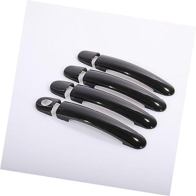 Wivplex أغطية مقابض أبواب السيارة Wivplex السوداء لسيات ليون MK2 - Image 1