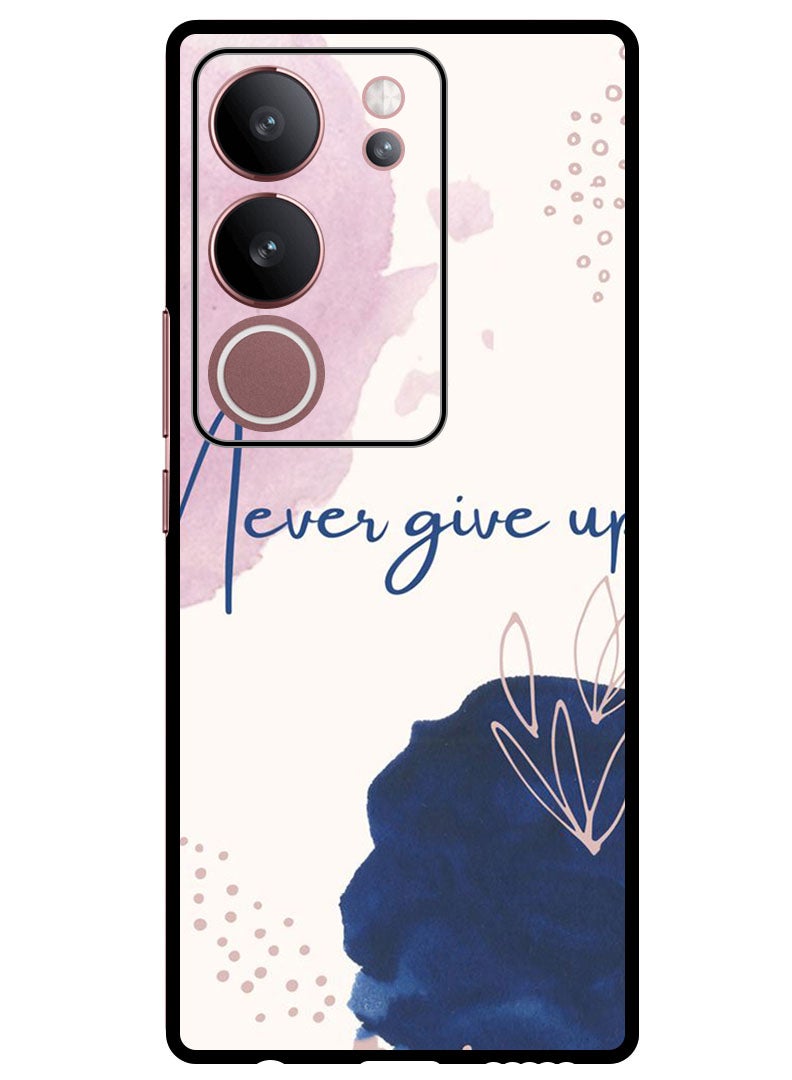 Theodor Protective Case Anti Scratch Shock Proof Bumper Cover For Vivo S17 - S17 Pro Never Give up - Image 1