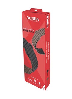 Xonda Band Apple Watch 42/44/45MM  Samsung  Huawei 22 Chocolate Black  - Image 2