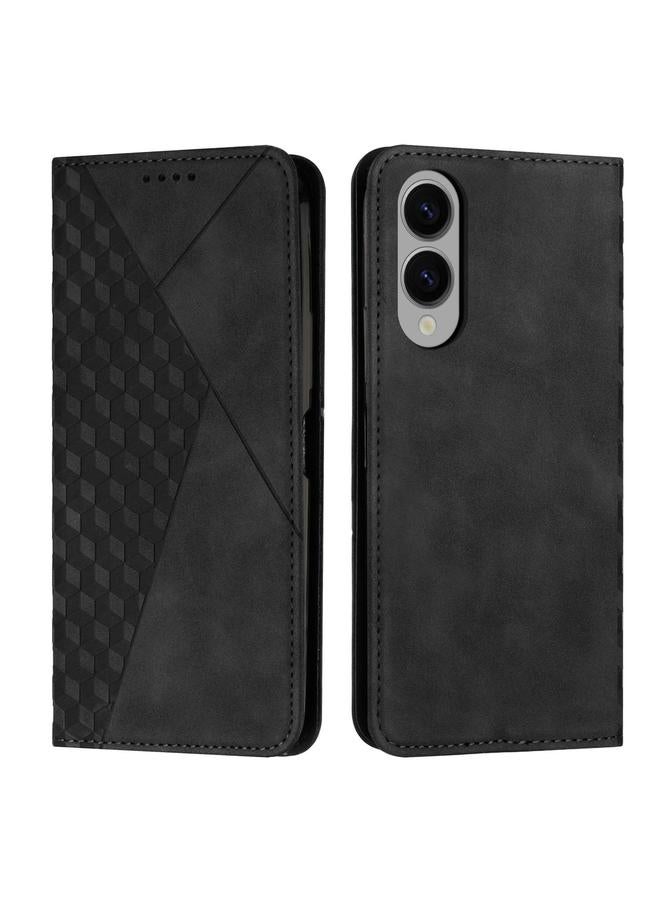 S-TOP Case For Samsung Galaxy S25 Edge 5G Diamond Splicing Skin Feel Magnetic Leather Phone Case - Image 1