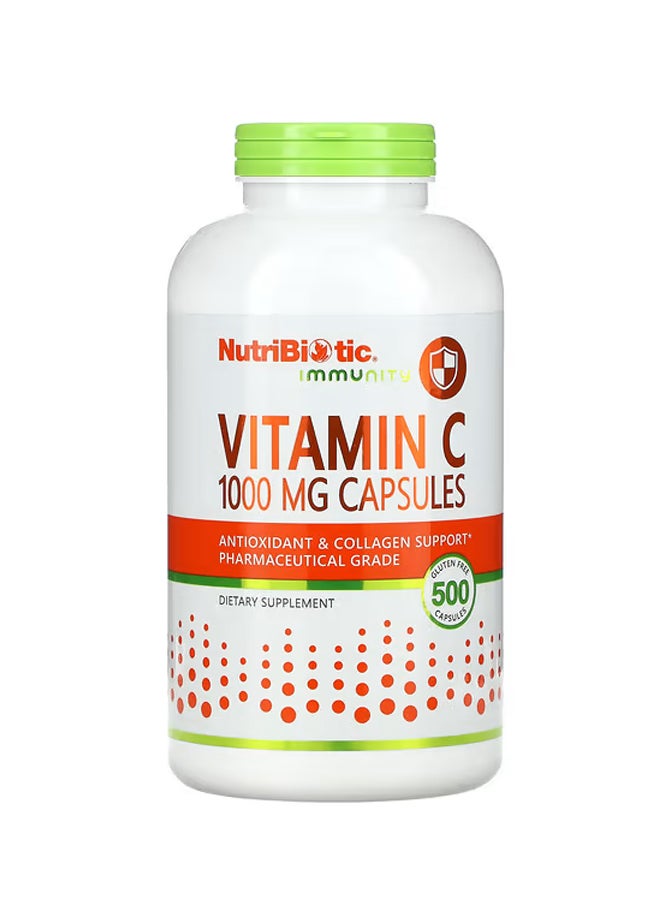 نيوتريبايوتك مناعة فيتامين سي 1000 مجم 500 كبسولة