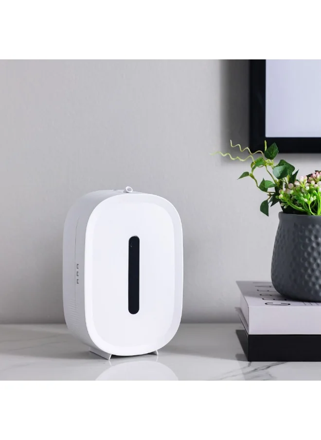 DANUBE HOME Tulip Halo Aroma Diffuser 200Ml, 100 Squre Meter Coverage White 11X5.8X16.5Cm