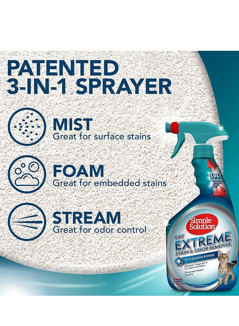 Simple Solution Extreme Cat Stain Odor Remover – 32 OZ - Image 4