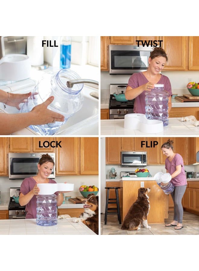 petfusion H20 Gravity Pet Water Dispenser Dog Bowl Automatic Water Station for Cats and Dogs - Image 5