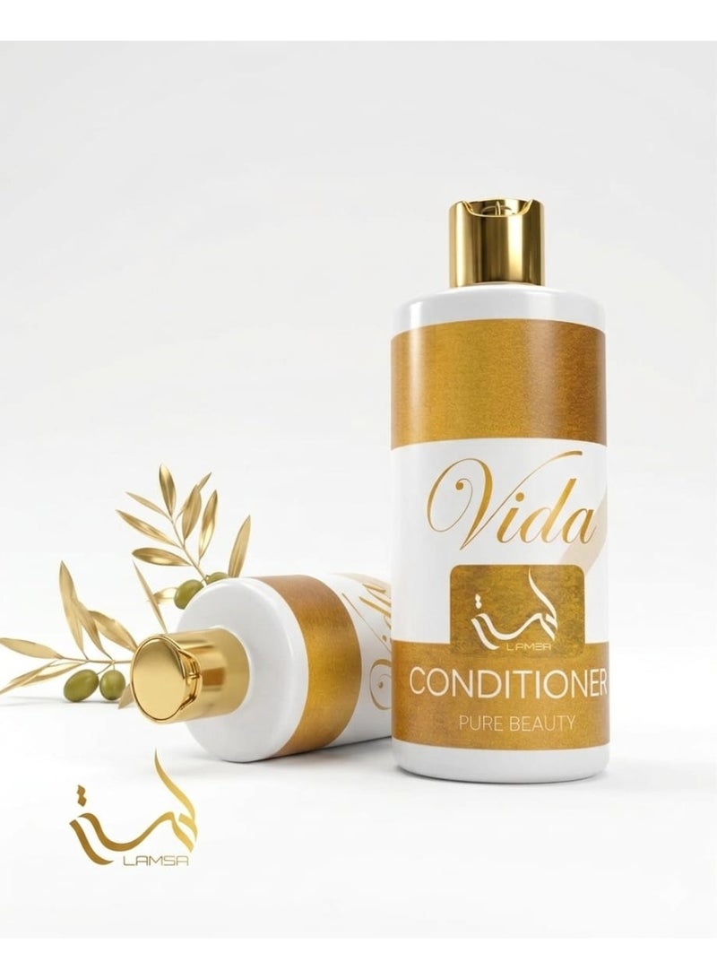 Vida Nourishing Hair Conditioner – Detangles, Softens & Adds Shine	Daily Use	1000 ml - Image 2