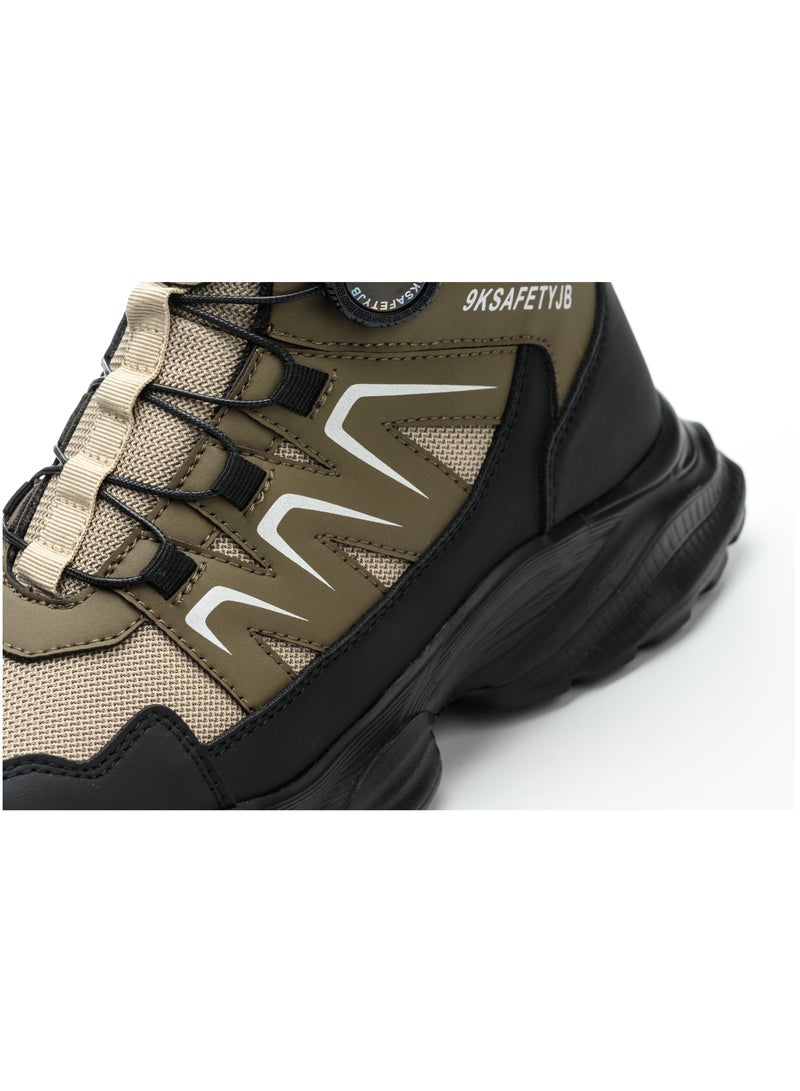 Work Shoes Men's High Lightweight Safety Boots Women's Breathable Safety Shoes Sporty Steel Cap Shoes Work Safety Shoes 45  - Image 2