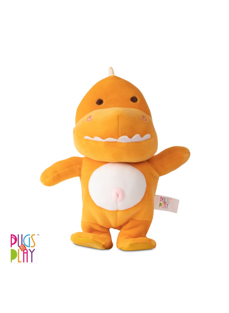 Pugs At Play Walking & Talking Rex 9-Inches, Battery Operated | Interactive Plush Toy - Image 1