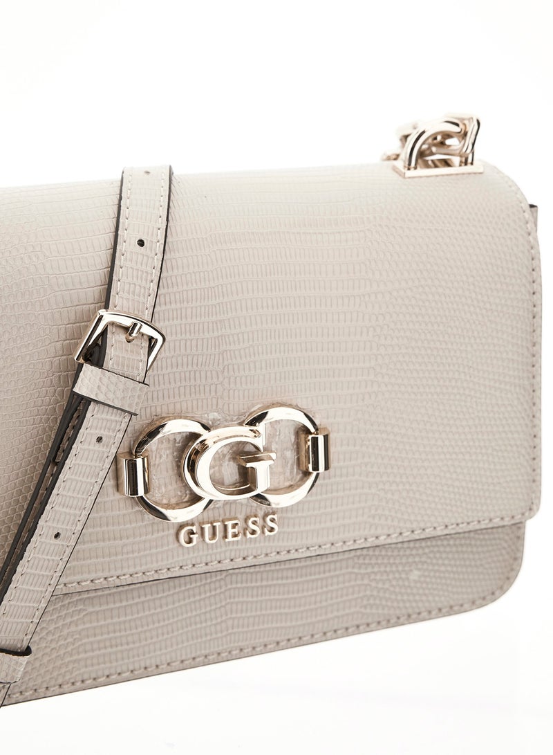 GUESS SALINGE FLAP CROSSBODY - Image 4
