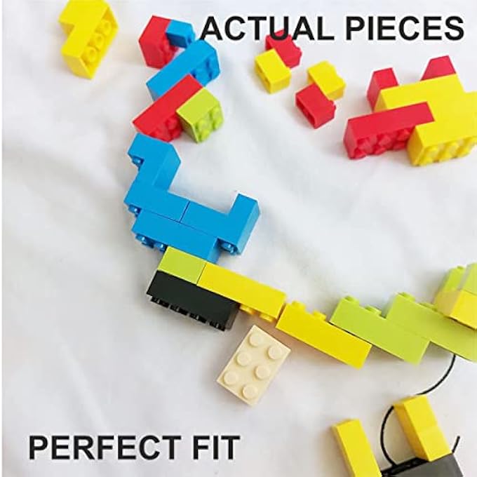 PLASTIC BUILDING BLOCKS CONSTRUCTION (MULTICOLOUR) - SET OF 500 PIECES, 6+ YEARS KIDS - Image 5