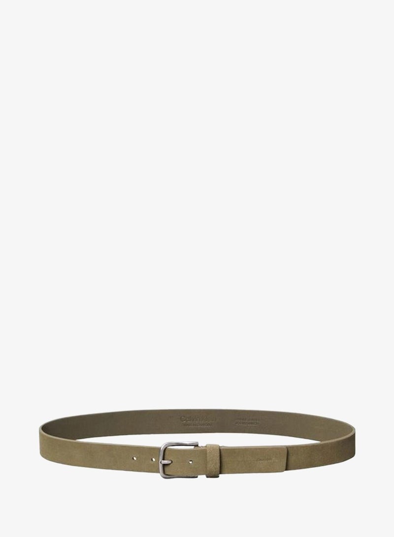 CALVIN KLEIN Rounded Buckle Suede Belt - Image 2