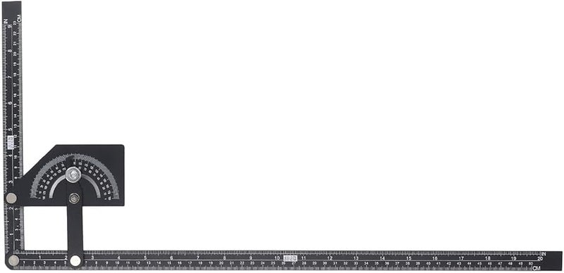 منقلة زاوية عالمية من الألومنيوم 0-180 درجة مسطرة للبناء وصناعة الخزانات - Image 2