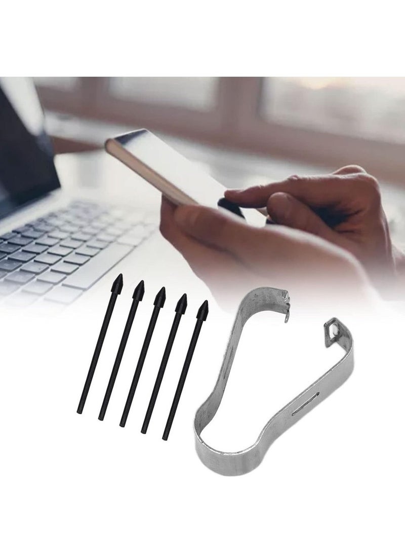 5Pcs Universal Stylus Replacement Tips For Tab S6/S7/S6 Lite/Note10/Note 5G/Note20 Accurate Sensitive Touch Screen Stylus Nibs Pencil Tips With Tweezer (Black) - Image 5