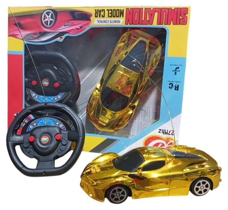 سيارة سباق بريموت كنترول أطفال رياضية  (الوان متعددة) - عربية سباق بريموت تحكم ويرلس - سيارة القيادة التفاعلية - عربية سباق كبيرة للأطفال بجهاز تحكم يدوي - تصميم واقعي وعجلات قوية لحركة ممتعة وآمنة - العاب سيارات أطفال رياضية كبيرة - تصميم كبير واقعي للأطفال لعشاق السرعة والمغامرة - لعبة قيادة تفاعلية ممتعة للأطفال - سيارة سباق كبيرة للأطفال