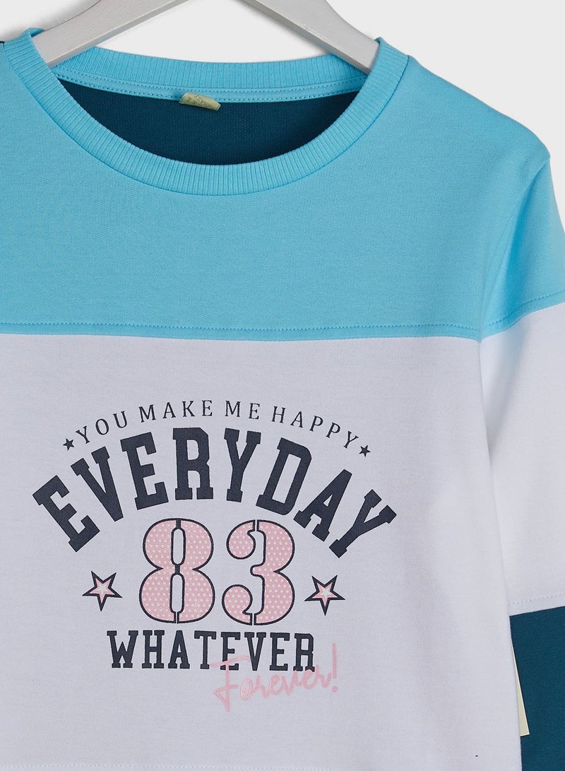 Basicxx Youth Color Block Sweatshirt - Image 3