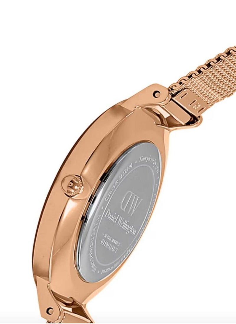DANIEL WELLINGTON - Compact Unitone Rose Gold MM Unisex Watch - Image 1