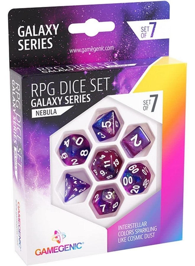Gamegenic سلسلة جالاكسي - نيبولا - مجموعة نرد RPG (7 قطع) - Image 2