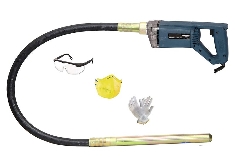 Digital Craft Digital Craft Electric Concrete Vibrator 35mm Handheld Cement Vibrator Soil Mixer Builtin Vibrating Motor for Cement Construction Angle Drill for Construction Tools  - Image 1