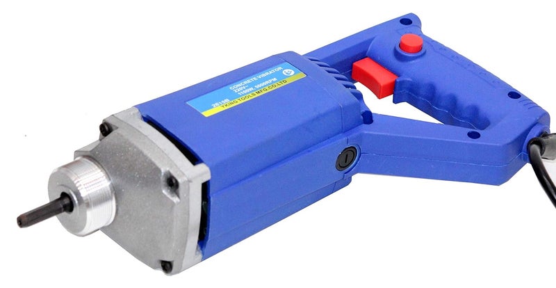 Digital Craft Digital Craft Electric Concrete Vibrator 35mm Handheld Cement Vibrator Soil Mixer Builtin Vibrating Motor for Cement Construction Angle Drill for Construction Tools  - Image 4