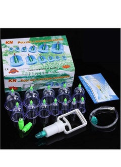 DubaiGallery Vacuum Cupping Cups for Men Women Vacuum Cupping Set Body Detox Cups Health Care  - Image 1