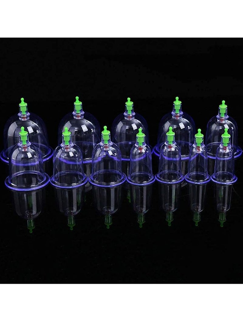 DubaiGallery Vacuum Cupping Cups for Men Women Vacuum Cupping Set Body Detox Cups Health Care  - Image 2