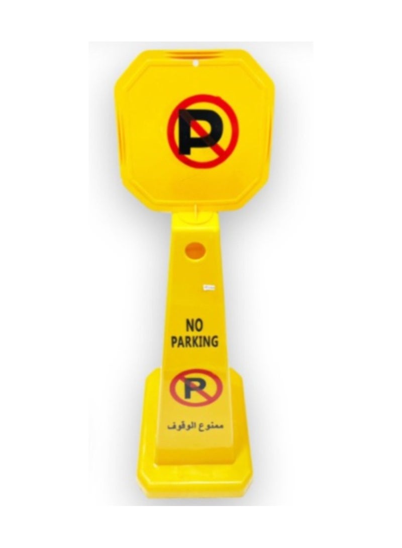 No Parking Cones Safe Traffic Cone Plastic Road Barrier Cone Parking Stack Reflective Cone 84CM