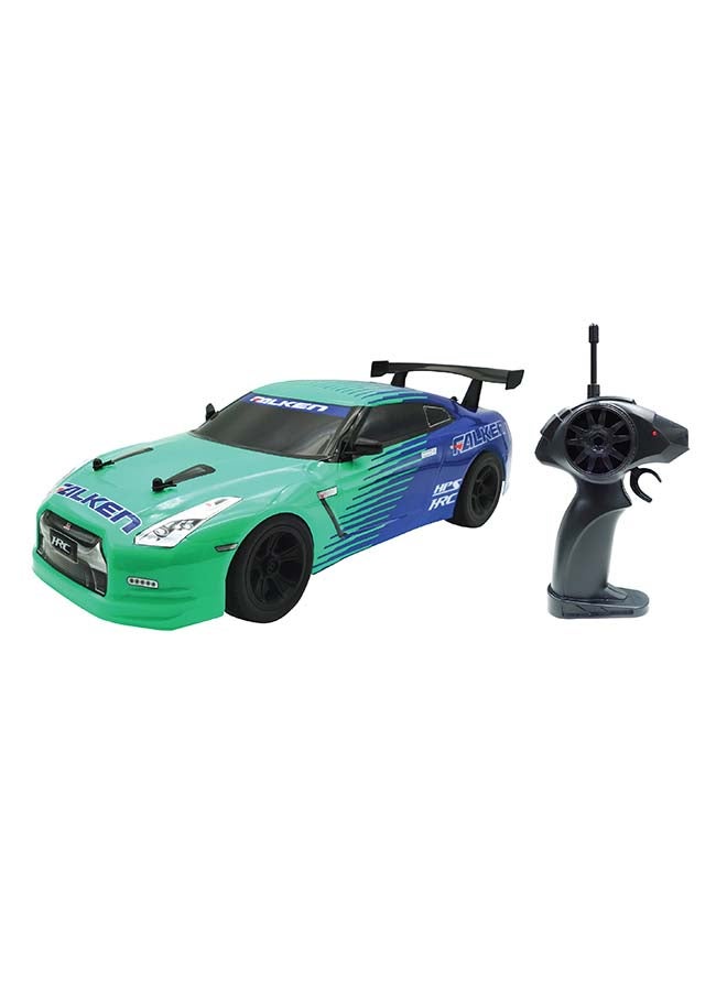 D-Power 1:10 Nissan GT-R Falken RC Car – 2.4GHz Remote Control, 7.4V USB Rechargeable Battery, Realistic Drift Design, for Kids Ages 6+ - Image 1