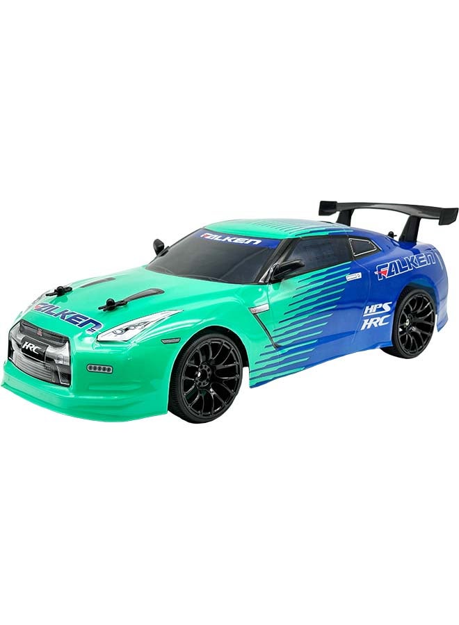 D-Power 1:10 Nissan GT-R Falken RC Car – 2.4GHz Remote Control, 7.4V USB Rechargeable Battery, Realistic Drift Design, for Kids Ages 6+ - Image 2