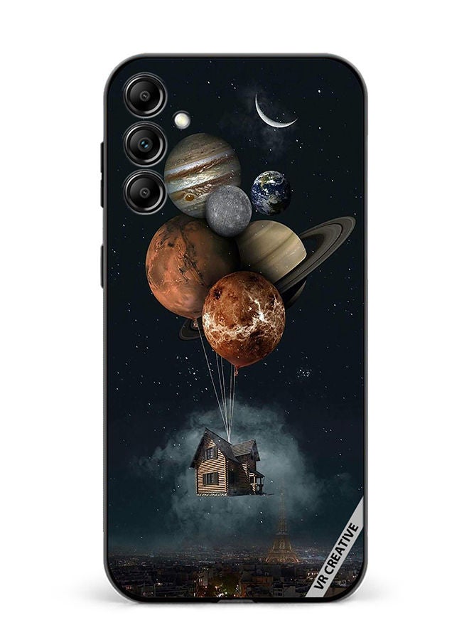 VR CREATIVE Protective Case Cover For Samsung Galaxy M14 Galaxy Design Multicolour - Image 1