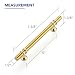 Ravinte Hardware 25 Pack Gold Cabinet Pulls 738 Inch Kitchen Cabinet Handles Drawer Pulls 5 Inch CC - Image 2