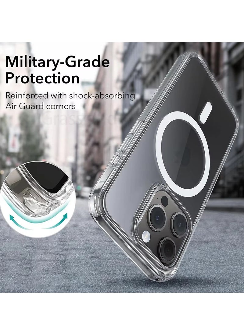 TWEGGON - iPhone 16 Pro Max Clear Case with MagSafe, Clear Case with Magsafe Compatible for Apple iPhone 16 Pro Max 6.9" - Image 1