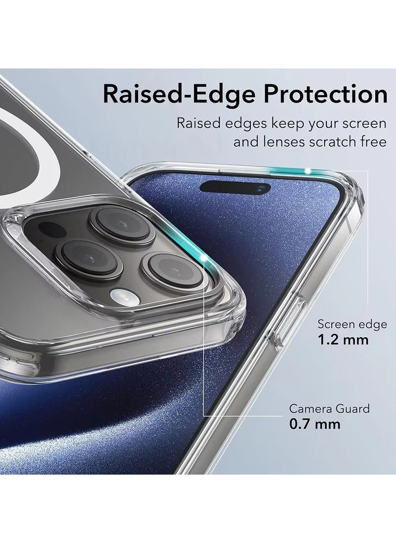 TWEGGON - iPhone 16 Pro Max Clear Case with MagSafe, Clear Case with Magsafe Compatible for Apple iPhone 16 Pro Max 6.9" - Image 1