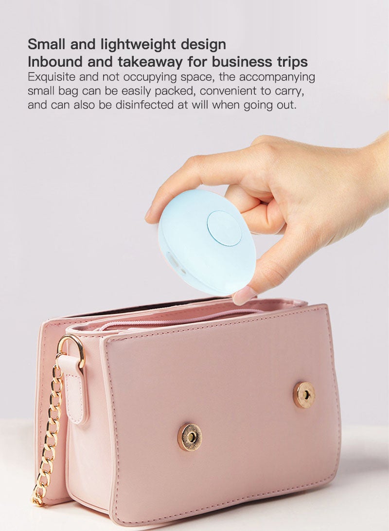 Sharpdo Toothbrush Sanitizer, UVC Toothbrush Sterilizer Covers with Holder, Rechargeable Travel Home Toothbrush Cleaner Case for All Electric and Manual Toothbrushes  - Image 2