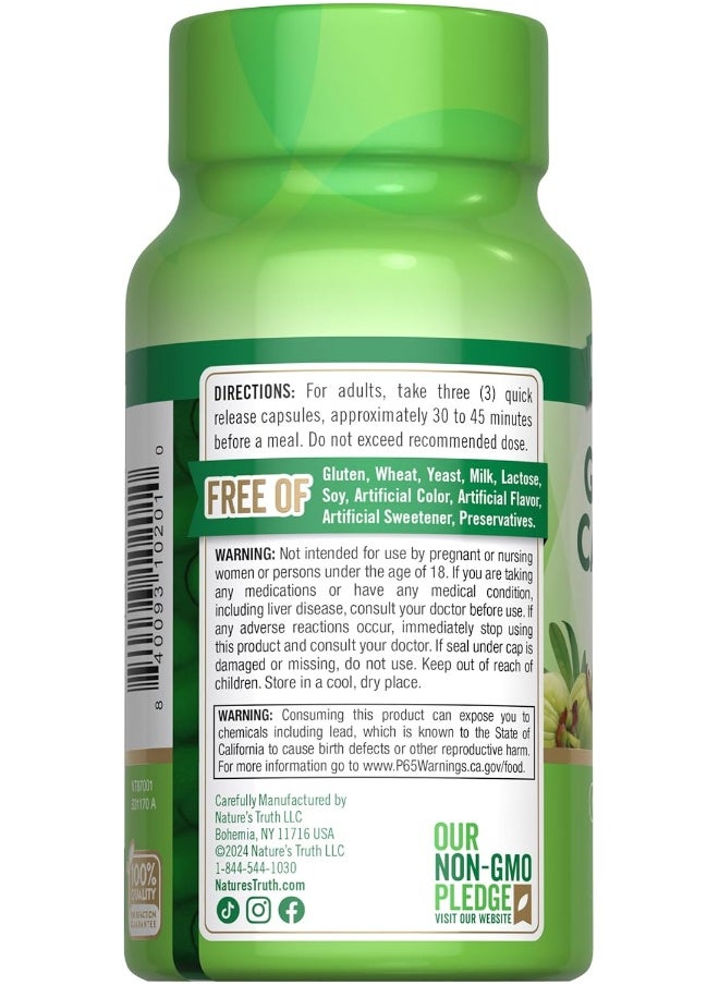 Nature's Truth - Nature's Truth Garcinia Cambogia 3,000mg | 90 Pills | Plus Chromium Picolinate | Non-GMO and Gluten Free Supplement - Image 1