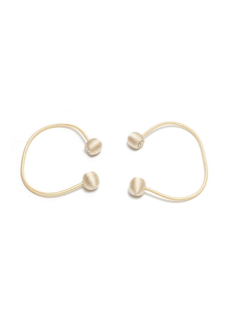 Home Care Home Care Magnetic Curtain Tiebacks – Pair of Strong Curtain Buckles for Home, Hotel, Durable Binding, Unique Design, Drape Holders for Portiere, Blackout | Curtain Accessories  - Image 1