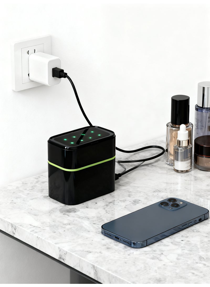 Rechargeable 4 AA(3600mWh) and 4 AAA(1200mWh) Batteries Lithium with Charger, Home Battery,8 Pack 1.5 V Triple A Double A Batteries Rechargeable, Long Lasting Lithium Battery with Integrated Charging Storage Box(4AAA+4AA) - Image 3