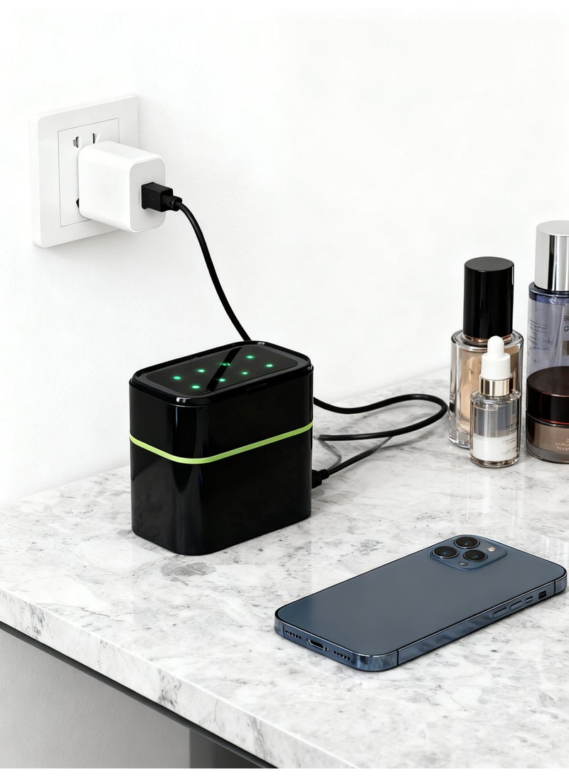 SEN WEIR Rechargeable 4 AA(3600mWh) and 4 AAA(1200mWh) Batteries Lithium with Charger, Home Battery,8 Pack 1.5 V Triple A Double A Batteries Rechargeable, Long Lasting Lithium Battery with Integrated Charging Storage Box(4AAA+4AA) - Image 3