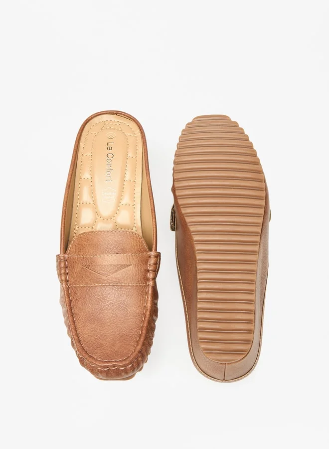 Le Confort Women's Solid Slip-On Flatform Loafers